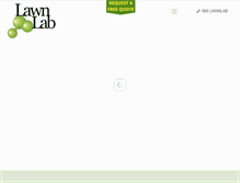 Tablet Screenshot of lawnlab.com